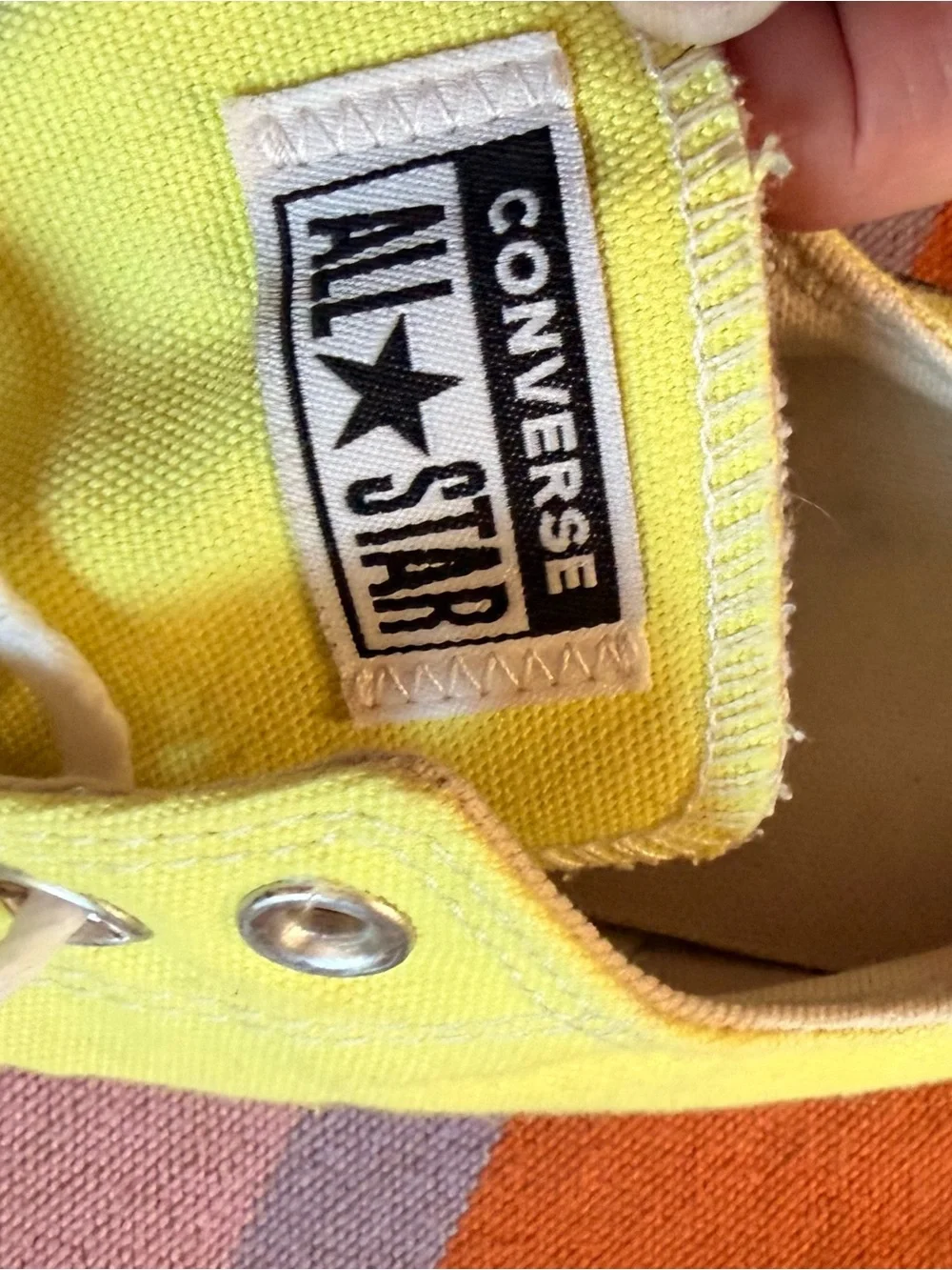 Converse women’s Yellow Low Top Canvas Sneakers